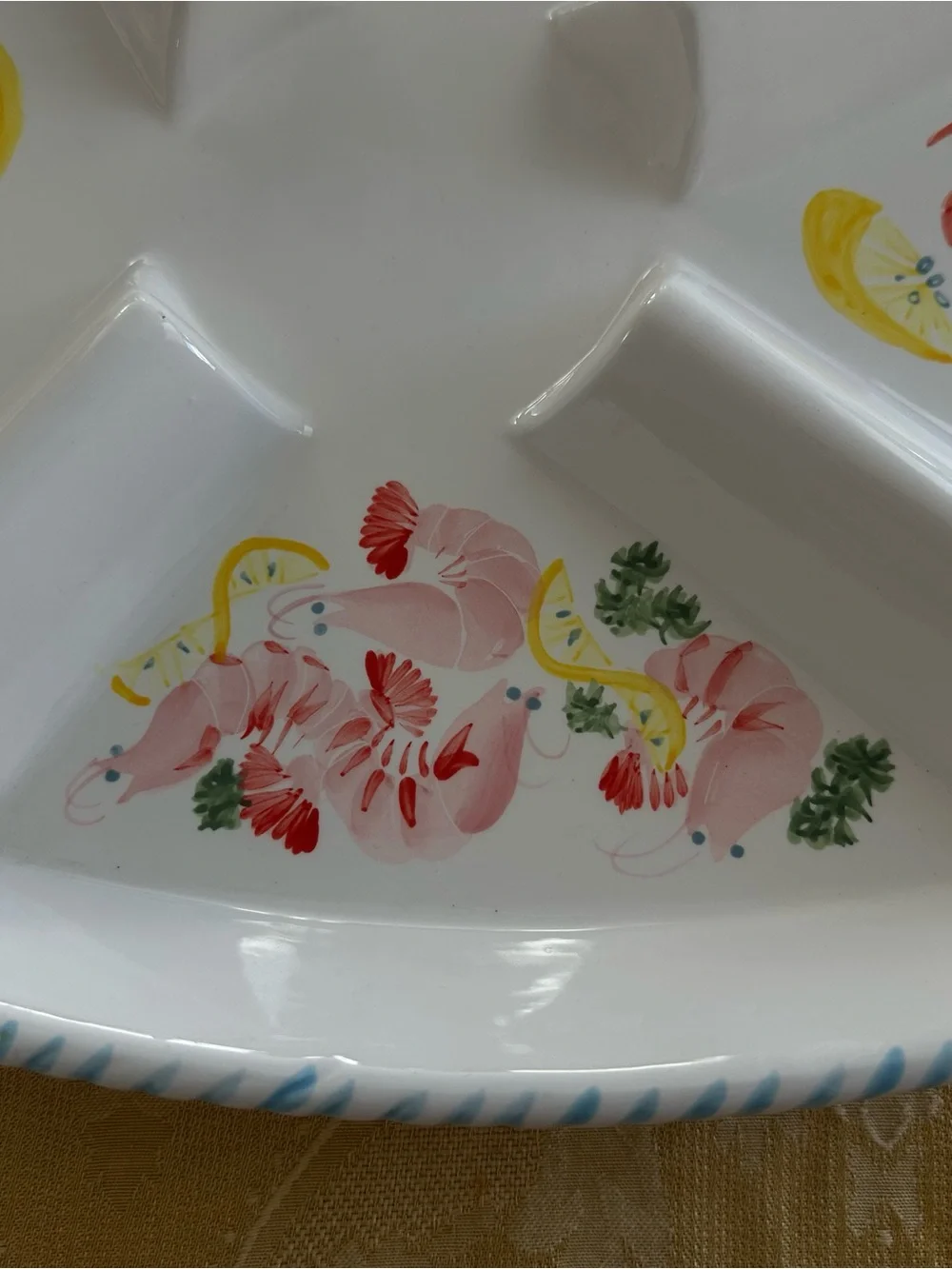 Vintage ceramic divided